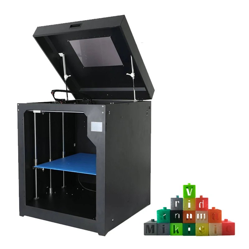 360x400x500mm 3D Printer Dual Extruder + nozzle Two Color Printing 3d With 1KG ABS or PLA Filament As Gifts | Инструменты
