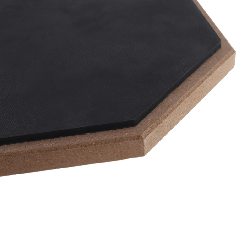 12 Inch Rubber Wooden Black Dumb Drum Practice Training Pad for Jazz Drums Exercise | Спорт и развлечения