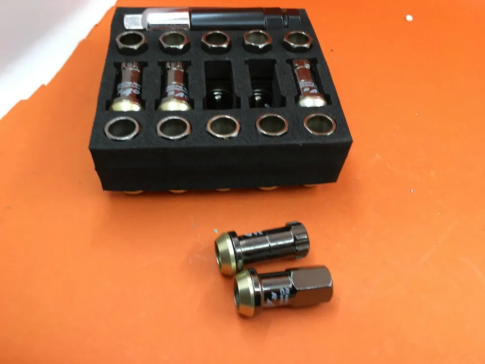 PROJECT KICS KYO EI COMPO/SITE R/40 удлиненных гаек с замками 12x1 5 титановый черный|nut nut|lug nuts 12x1.5nut
