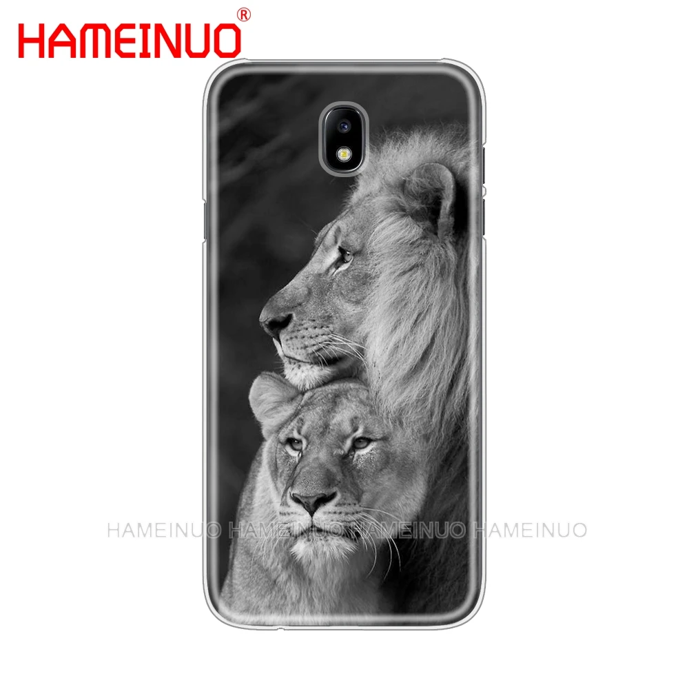 Модный милый чехол для телефона с изображением Льва и тигра HAMEINUO Samsung Galaxy J3 J5 J7 2017