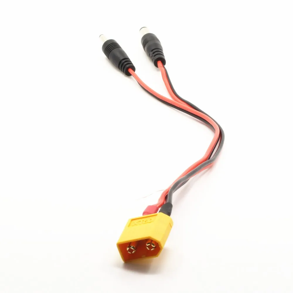 Power supply line XT60 Plug DC Cable connect Lipo battery and Monitor display Boscam 5.8G 5.8Ghz Receiver for FPV Aeria | Игрушки и
