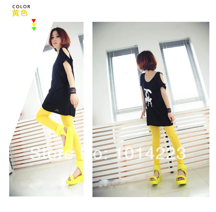 2014 new summer women's Leggings Maternity Pants candy color thin gauze leggings pants feet |