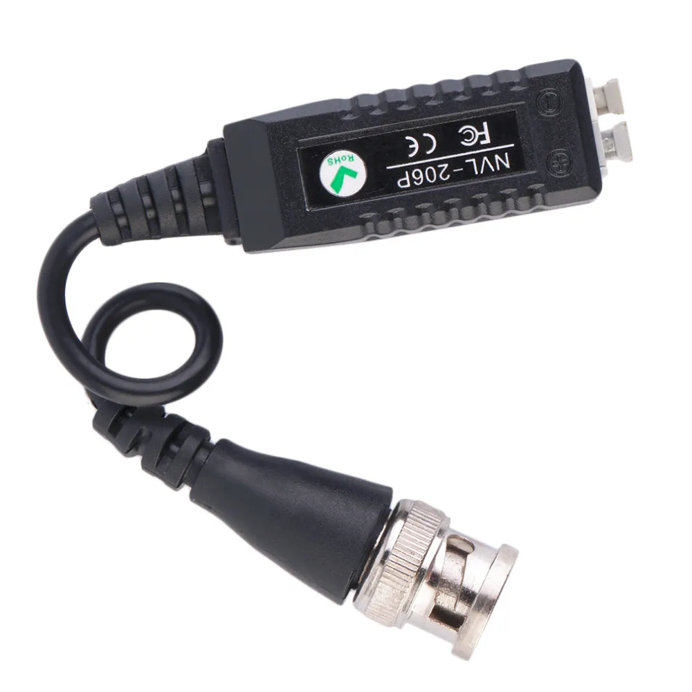 1 пара HD CCTV через витой Видео балун передатчик для CCTV камеры DVR для CVI/TVI/AHD 0-300 м черный
