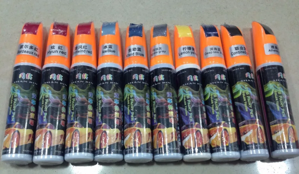 Автомобильная нарисованная картина авторучка для ремонта царапин симониз