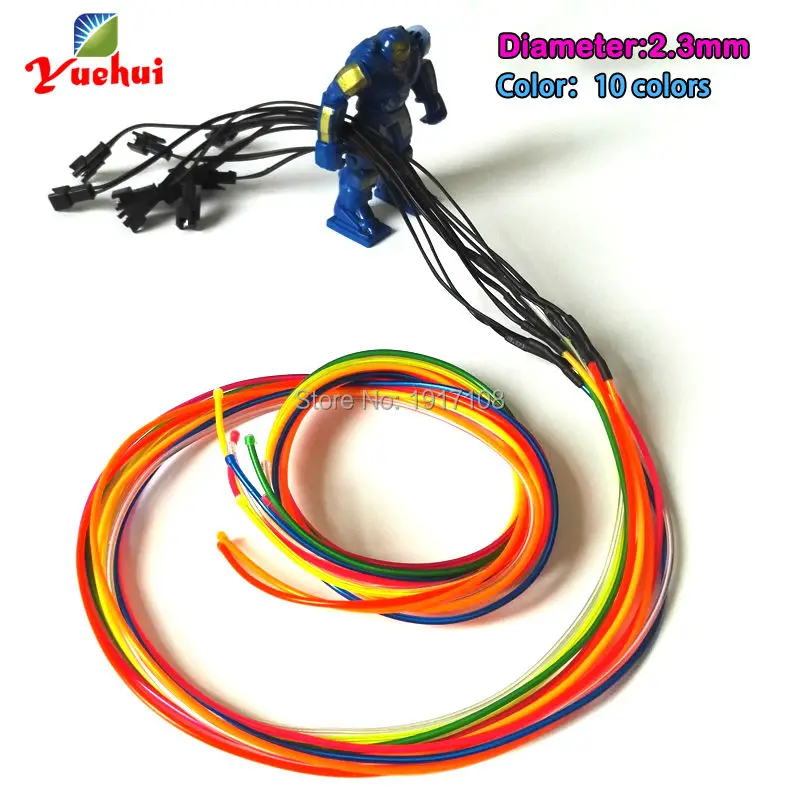 Гибкий электролюминесцентный провод 2 шт. 3 мм 1 м|custom wires|custom neoncustom wedding |