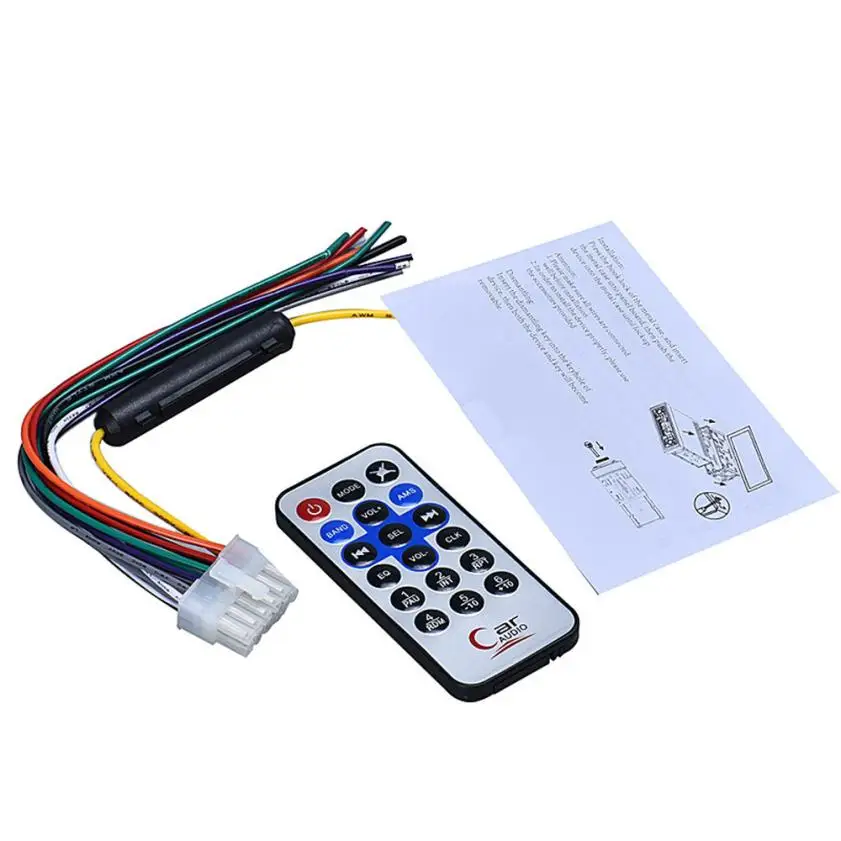 2018 Лидер продаж новый автомобильный аудио стерео в тире FM с MP3-плеером USB SD вход AUX