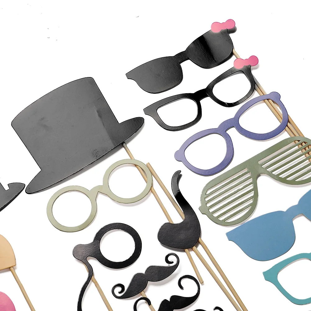 36 шт. реквизит для фотосессии Усы С Днем Рождения украшения детской девичника