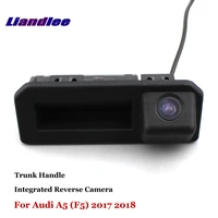 liandlee for audi a5 f5 2017 2018 car rearview reverse camera backup parking rear view cam integrated trunk handle
