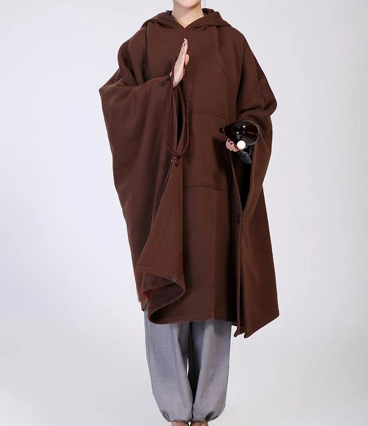 Унисекс высокое качество осень и зима дзен плащ для медитации буддизм шаолин