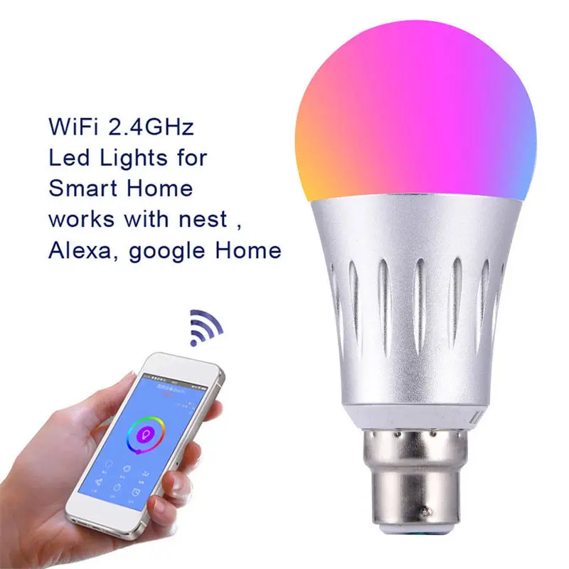 1pc RGB APP Control WiFi Smart LED Light Bulb 7W 14 Lamp Dimmable Car Home Motorcycle Decorative |