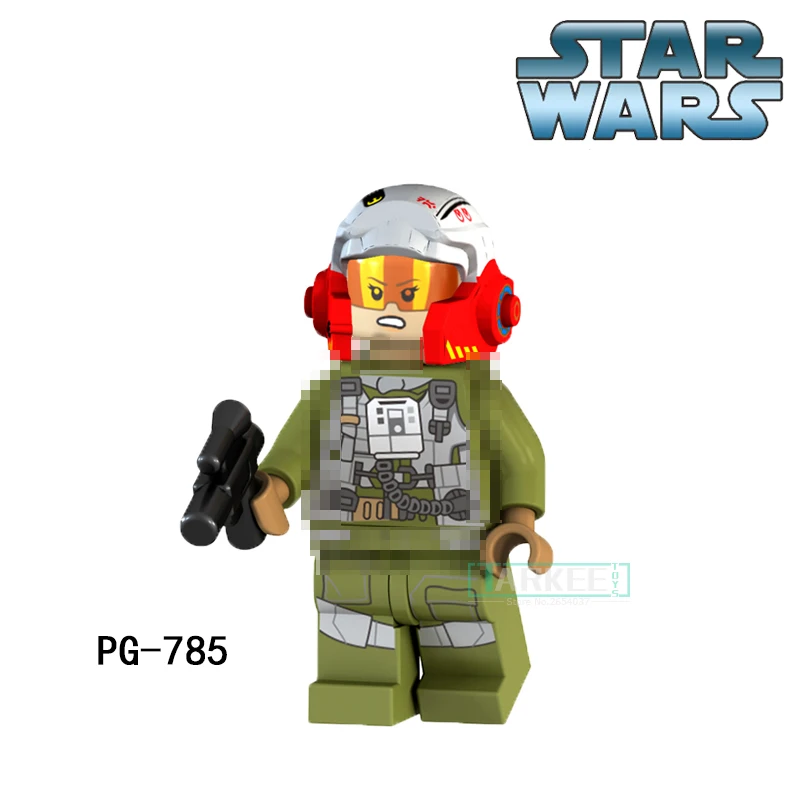 Одной продажи строительные блоки Звездные войны Ki-Adi-Mundi Stormtrooper Child развивающие