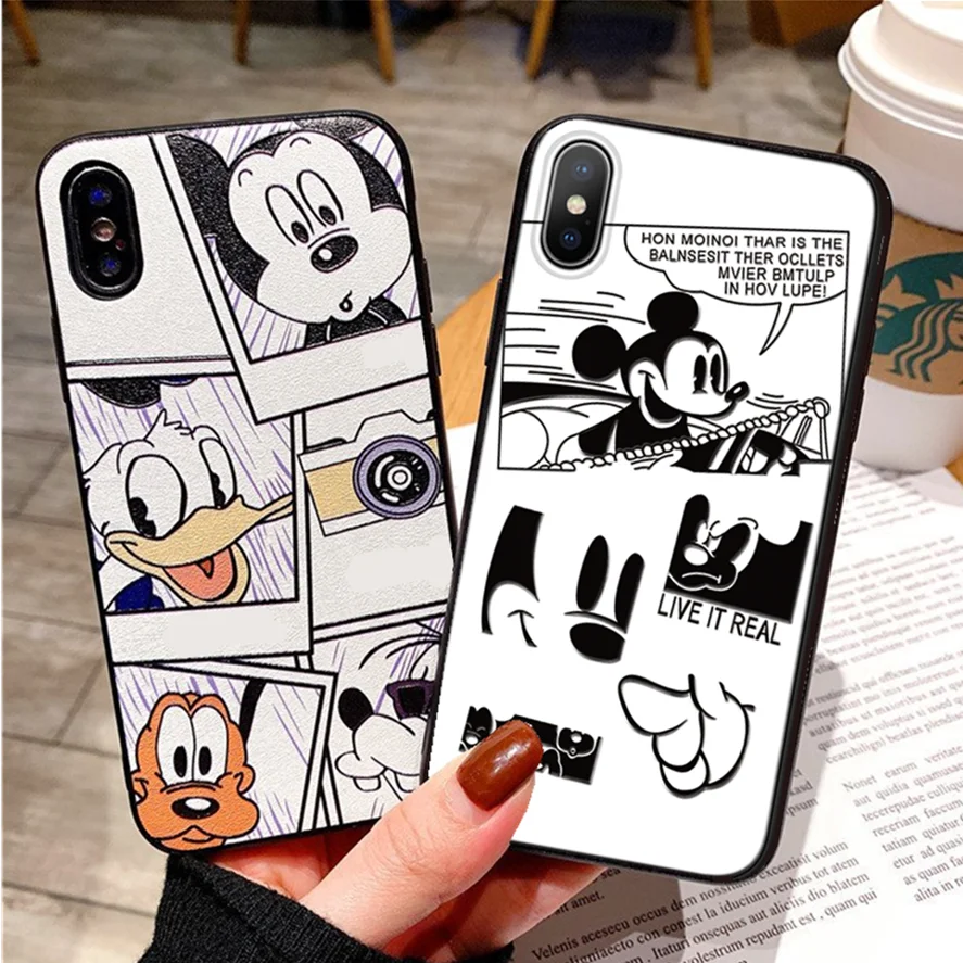 3D рельефный чехол с рисунком мыши для iPhone 7 Plus 8X10, милый чехол для iPhone 11 Pro Max 6 6 s Plus 5 5S SE XS Max XR, чехол из ТПУ