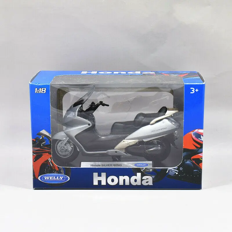 Welly 1:18 Honda Silver Wing модель мотоцикла велосипед игрушка Новый в коробке| |