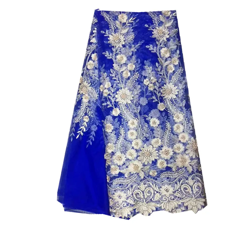 Latest Style Beaded Lace Fabric 2018 Fashion African Tulle French High Quality nly67-96 | Дом и сад