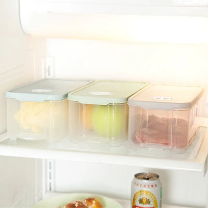 Кухня сохранить свежий холодильник мясо Еда контейнер для хранения рыбы