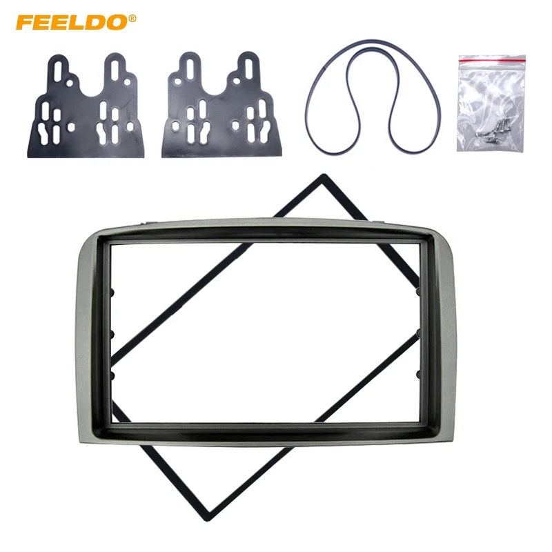 

FEELDO Car 2DIN Fascia frame for ALFA ROMEO 147 Stereo CD Radio Trim Panel Mounting Installation Frame Adapter Mount Kits #5246
