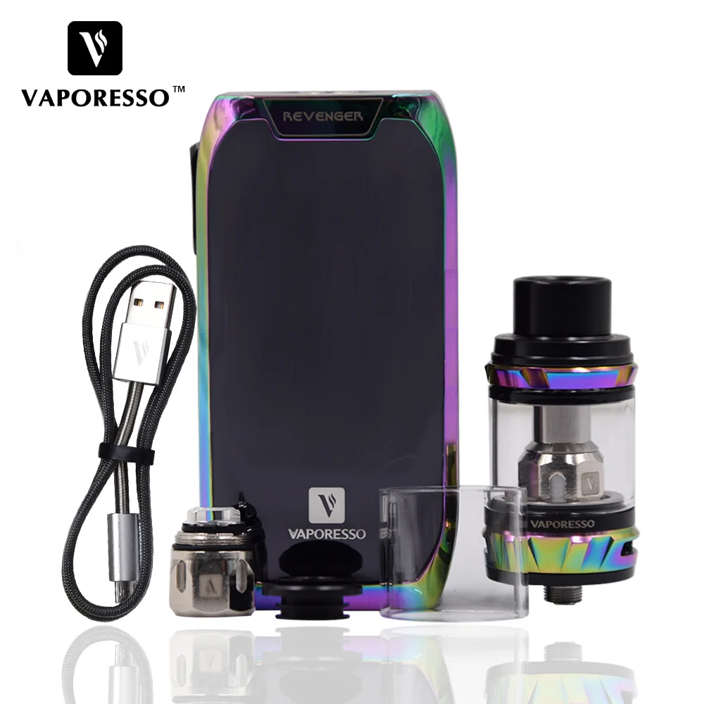 Оригинальный набор электронных сигарет Vaporesso Revenger 220 Вт коробка мод NRG бак сетка