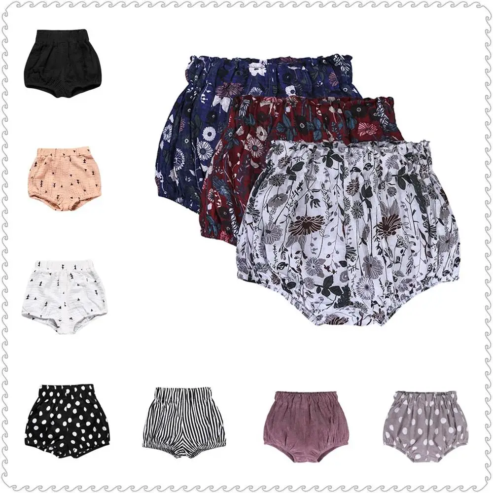 

Fashion Baby Girls Shorts Hot Pants Newborn Diaper Knickers Children Summer Panties 0-6 Years Kids Minipant Bloomers