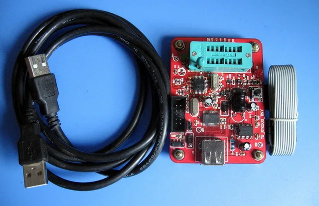 Бесплатная доставка AVR ISP высокопроизводительный серийный программатор attiny13A