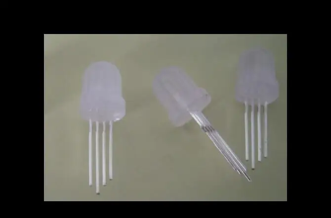 

8MM 7 colour RGB common anode LED 4PIN Light Beads