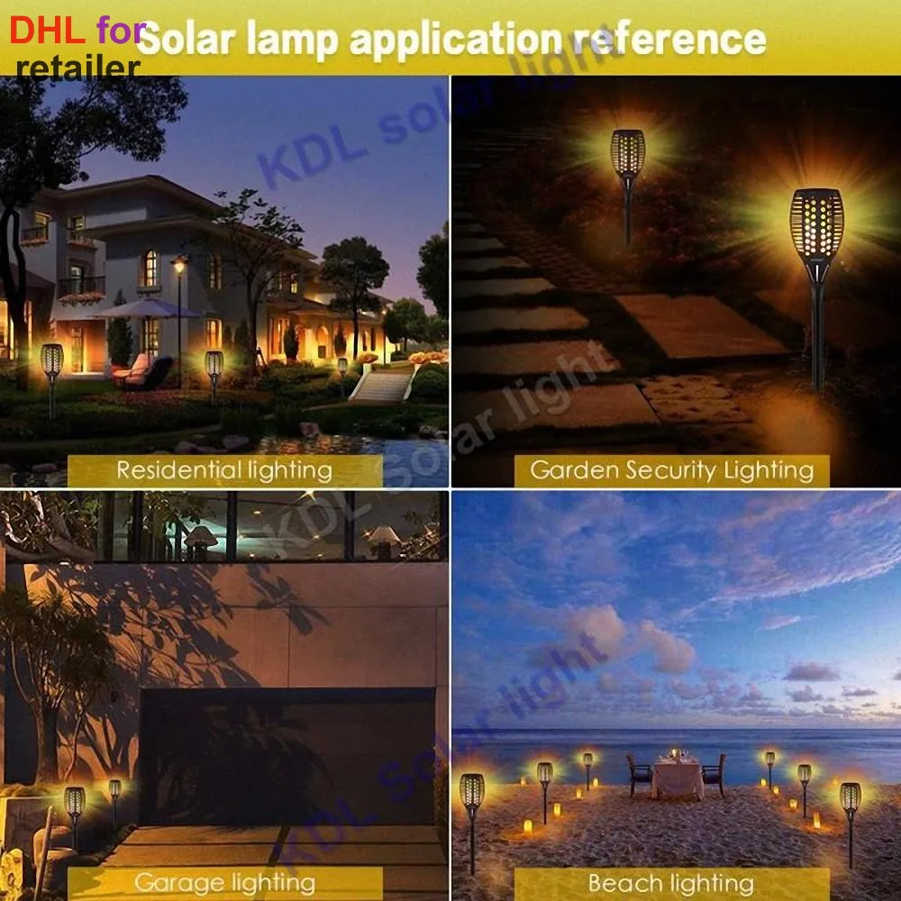 1 шт. Солнечная лампа 96 светодиодов газон танцы пламя фонарь радар 3 режима работы