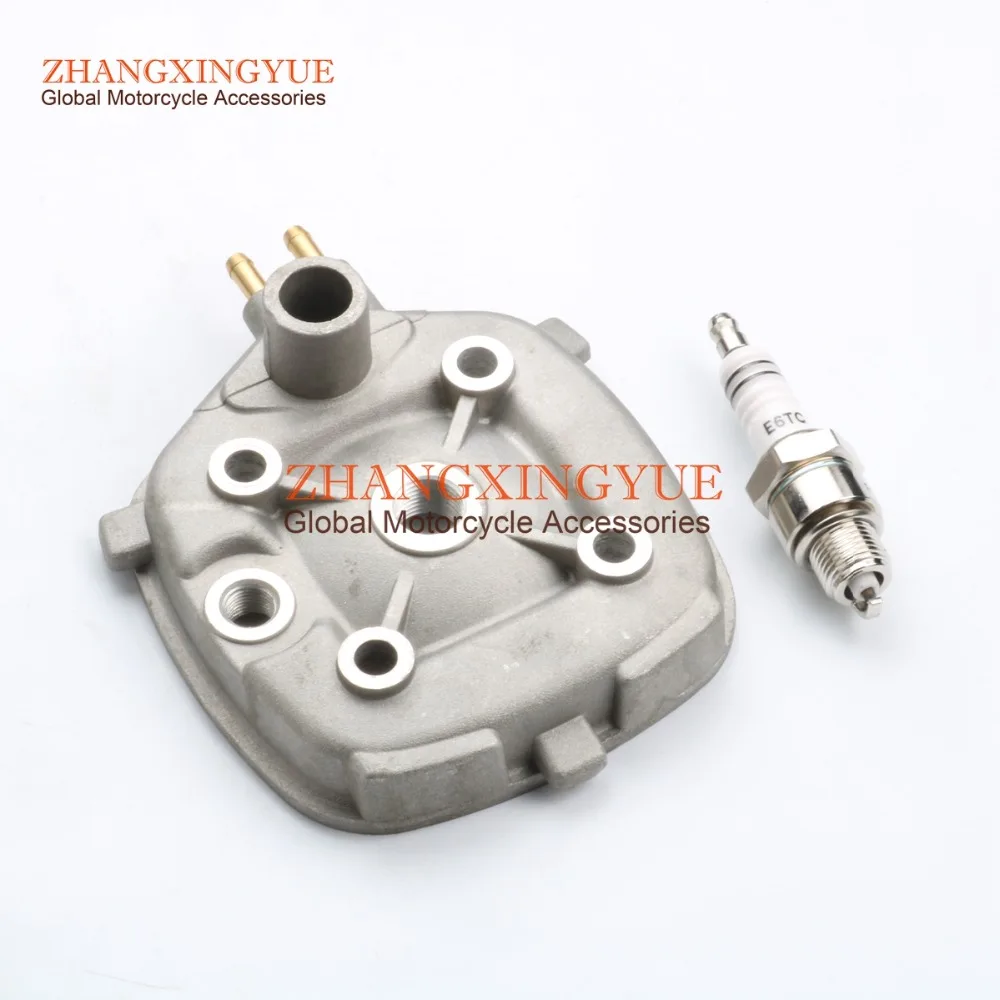 2 stroke Cylinder Head &amp E6TC spark plugs for Minarelli Aprilia Area 51 ZD4MY Gulliver 50 LC ZD4MDB Sonic 2T 40mm - 47mm | Автомобили и