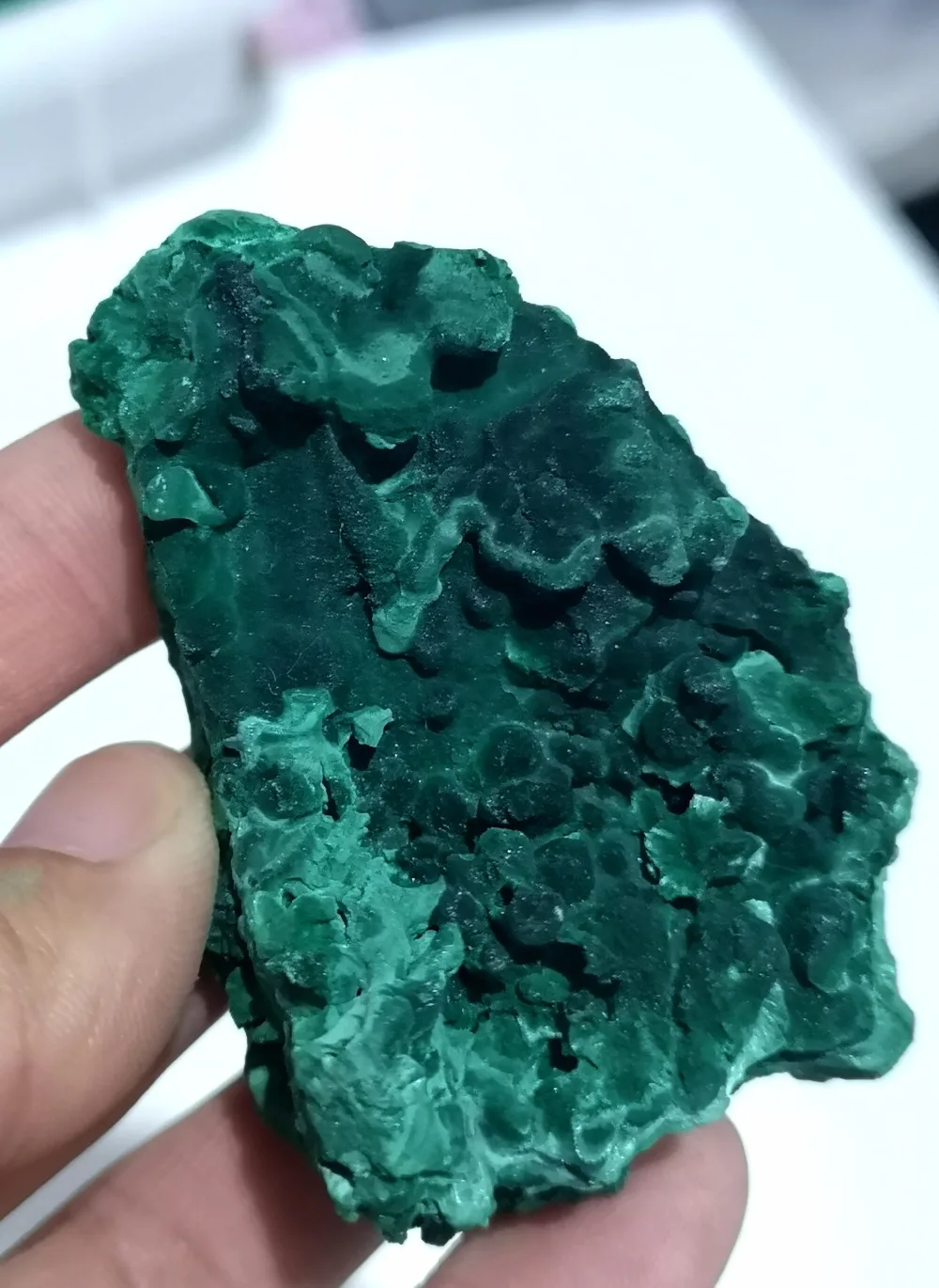119g натуральный МАЛАХИТ образец минерала зеленый камень кристалл учебный