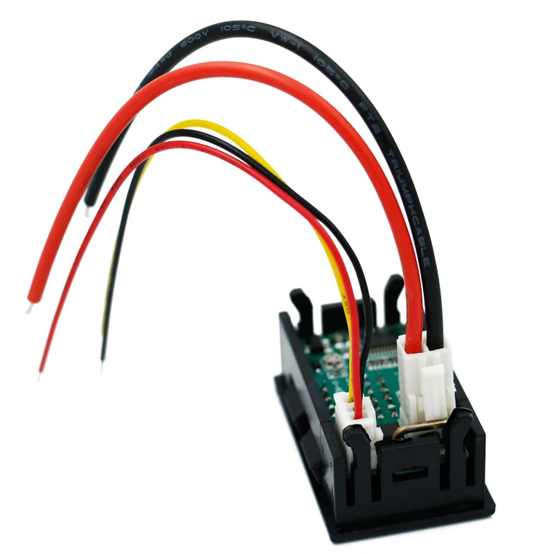 

by DHL/Fedex 100pcs/lot Digital dual LED Display Car voltage current meter Ammeter VoltmeterDC 0-100V/10A