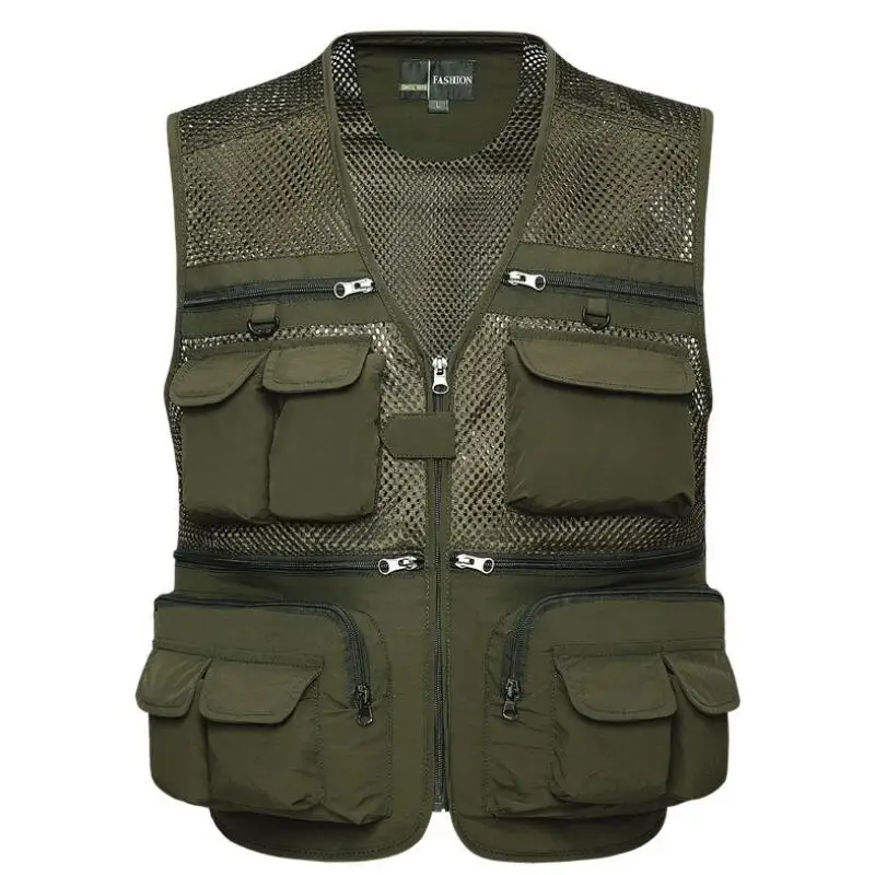 Новый Рыбалка жилет пакет Открытый Многофункциональный Для мужчин фотографии