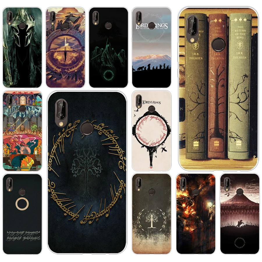 195AQ lord of the ring Soft Silicone Tpu Cover Case for huawei p 20 lite pro y6 2017 mate 10 | Мобильные телефоны и