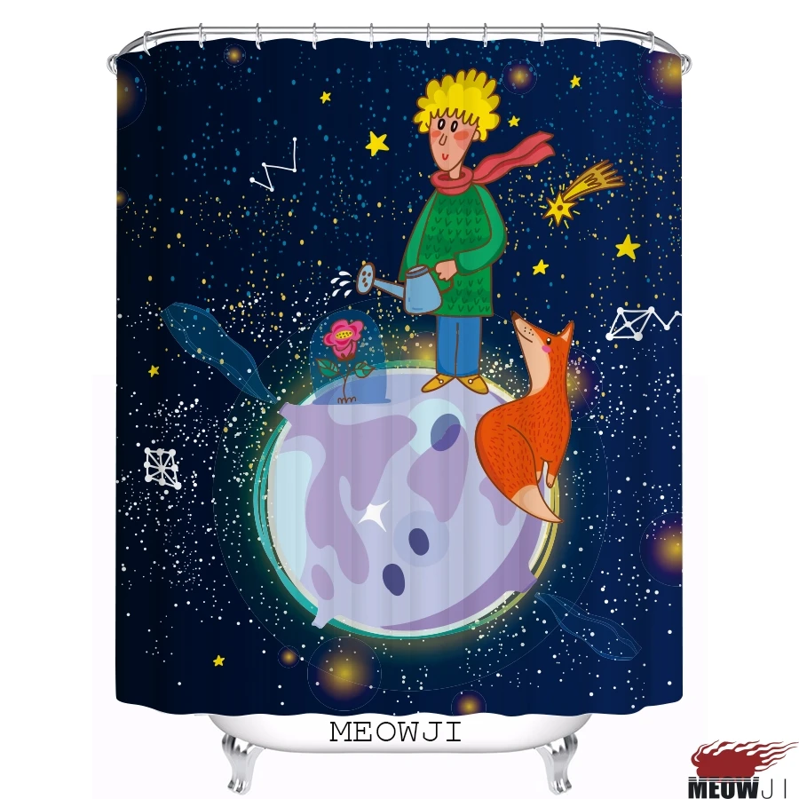 The Little Prince Beautiful Fairy Tale custom Shower Curtain Bathroom decor various sizes Free Shipping | Дом и сад