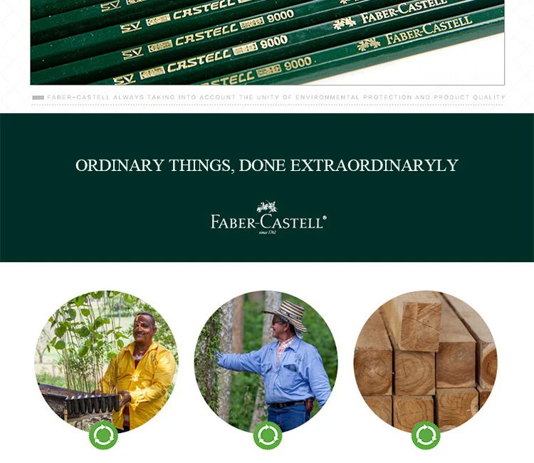 Faber-Castell 9000 карандашей 12/16 шт набор школьных карандашей графитовый карандаш для рисования и ручка для эскизов набор