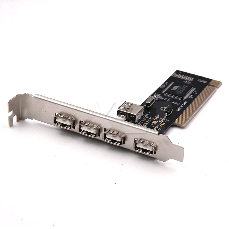USB 2,0 4 порта 480 Мбит/с высокая скорость через концентратор PCI контроллер карты адаптер PCI карты для Vista Windows ME XP 2000 98 SE горячая распродажа
