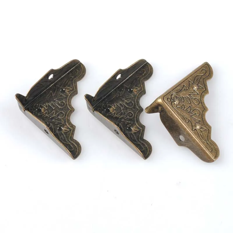 10 шт. коричневые металлические Альбомы для книг угловые протекторы коробки