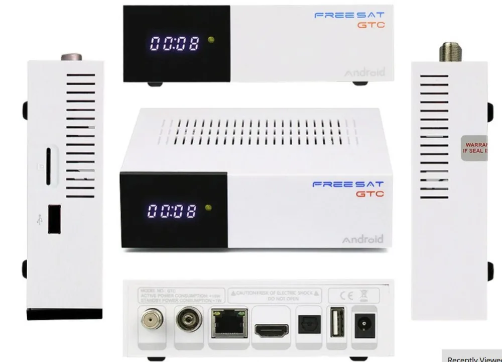Freesat GTC DVB-S2 DVB-C DVB-T2 ISDB-T Amlogic S905D android 6 0 Телевизорная коробка 2Гб Оперативная память 16