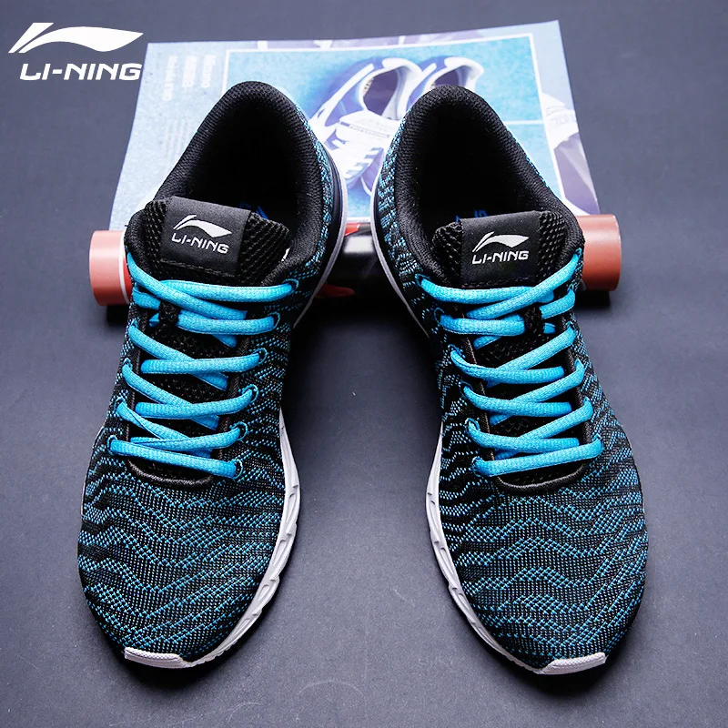 Li Ning Мужская обувь для бега 2018 яркий светильник дышащие Текстильные кроссовки