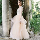 2017 романтичные длинные юбки из органзы для невесты, сделанные на заказ, Высококачественная пышная Женская длинная юбка в несколько рядов на молнии