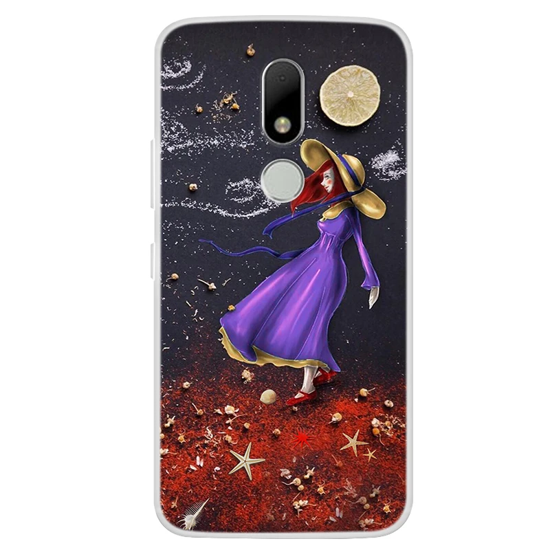 48 Чехол для телефона с изображением звездного неба s для Moto M, чехол с рисунком из мультфильма, силиконовая Мягкая задняя крышка из ТПУ для Motorola MotoM XT1662 5,5, чехлы бамперы - Цвет: 48
