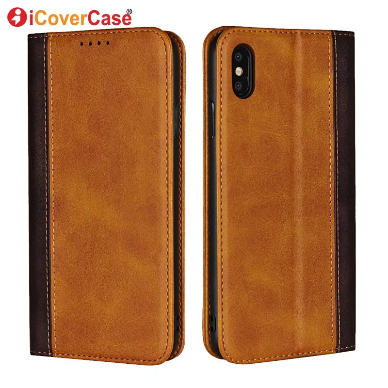 Роскошный чехол для iPhone XS MAX кожаный чехол-кошелек откидной Магнитный X XR чехлы