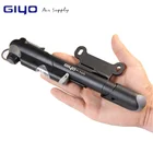 Насос для велосипеда GIYO AVFV, с адаптерами, с манометром