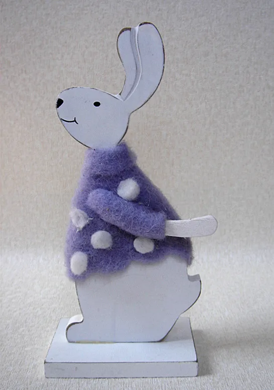 2 шт. Пасхальные Украшения Дерева Кролик Главная &amp Сад Дерево Ремесло | Дом и сад