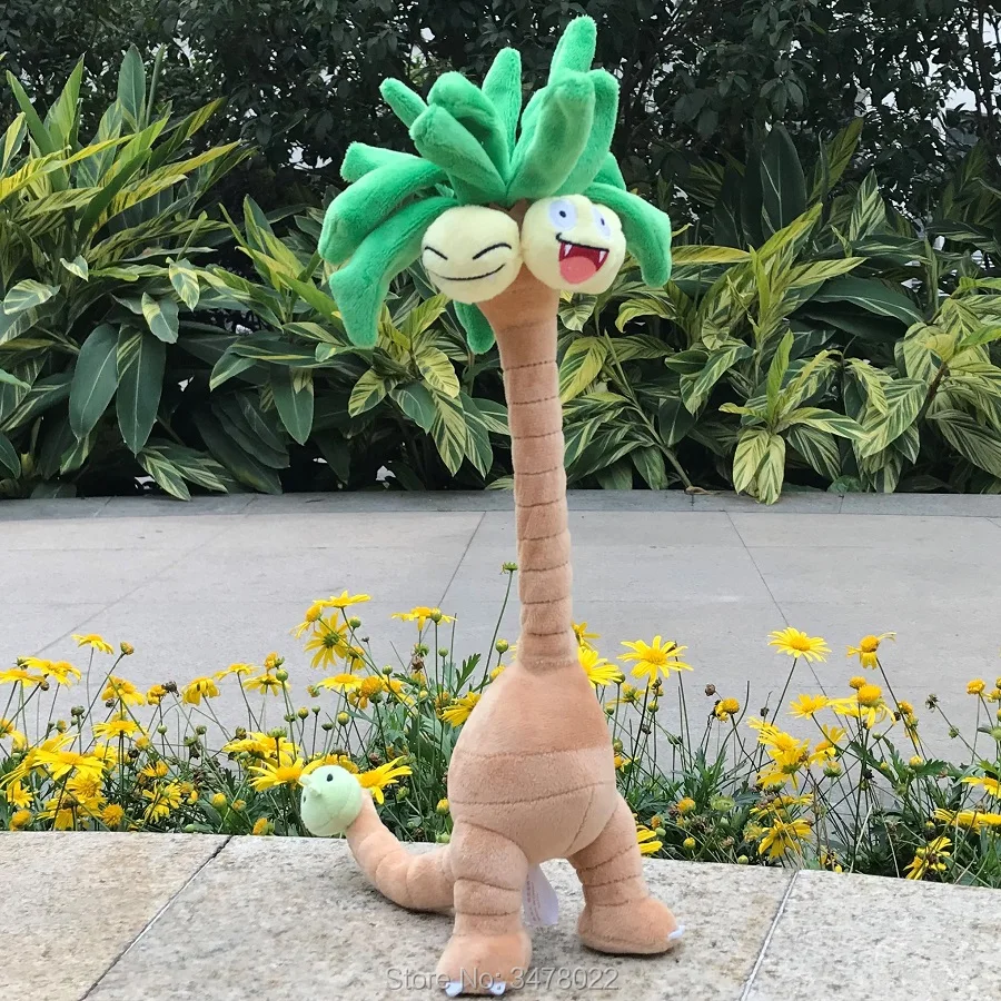 Плюшевая игрушка с Tag Alola Exeggutor 14 " мягкая мультяшная Nasshi Noadkoko Sun Moon Doll|plush cartoon|toy