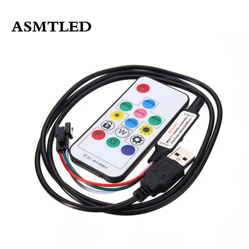 RGB USB Светодиодная лента 5050 SMD HDTV ТВ Настольный ПК экран подсветка освещение Ambilight ws2812 лента 1 м 2 м 3 м 4 м 5 м