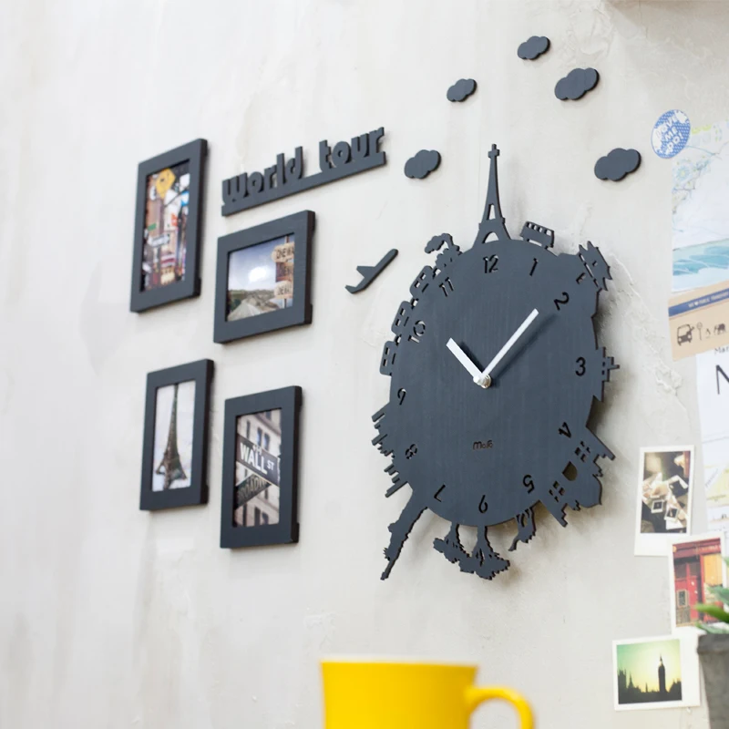 Настенные часы с изображением мирового турнира современные бесшумные кварцевые