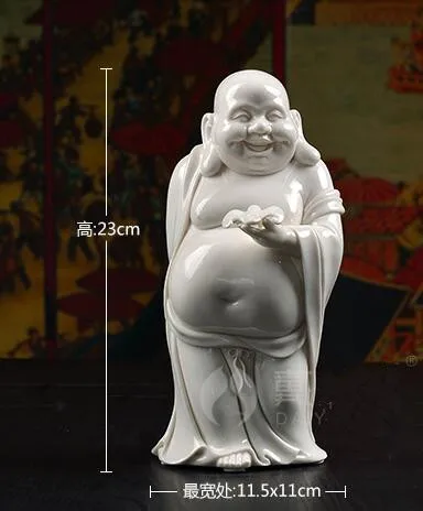 

Decorative arts and crafts ceramics laughing Buddha furnishing articles study Fortune maitreya