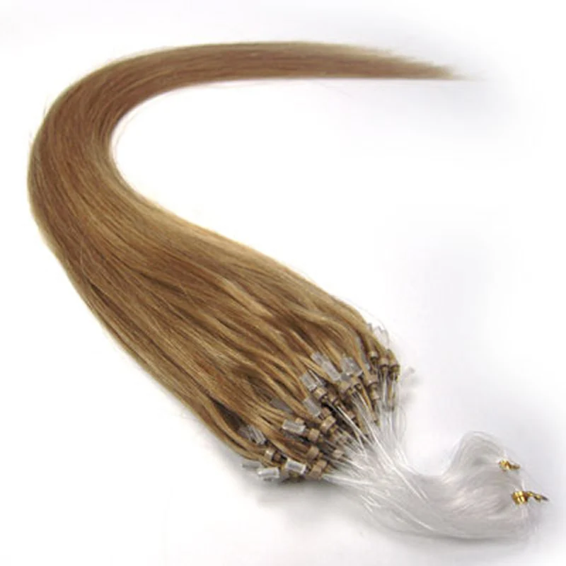 #16 ZZHAIR 0,4 г-0,7 г 1"-24" волосы remy для наращивания на микро-петлях, человеческие волосы для наращивания, 100 г/упаковка, 40 г-70 г - Цвет: #16