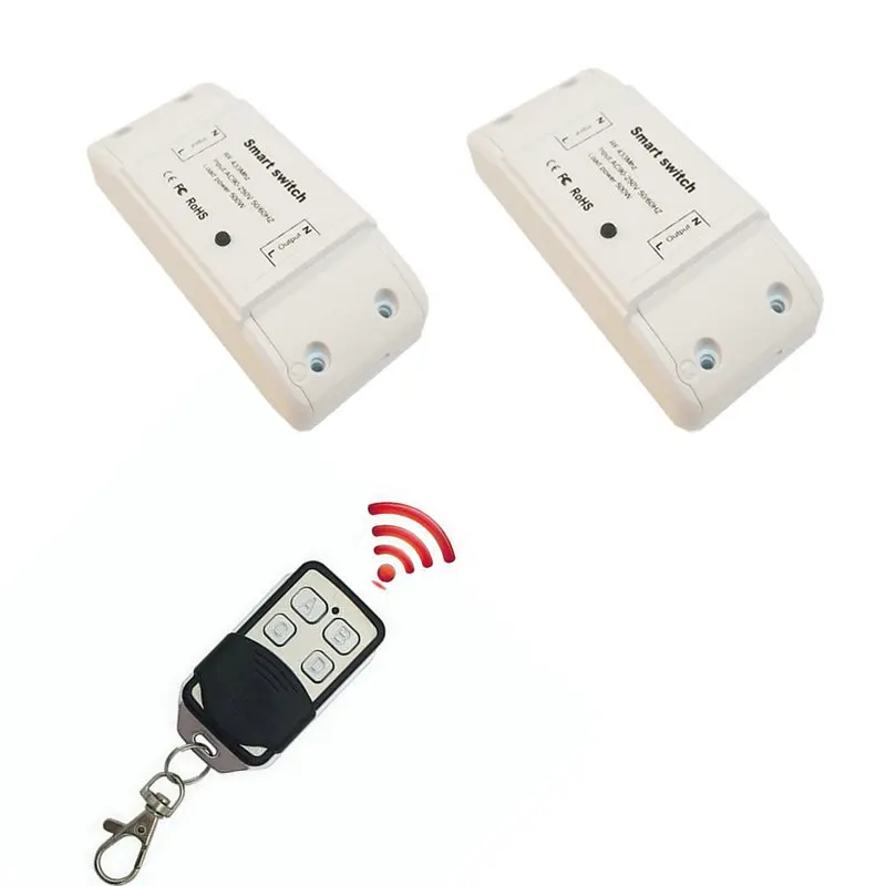 Беспроводной RF433 переключатель дистанционного управления модуль DIY Универсальный умный переключатель без функции wifi