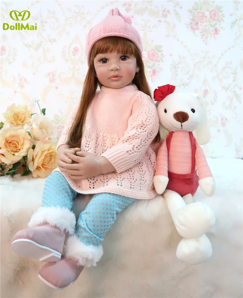 Кукла Reborn силиконовая 60 см 24 дюйма|Куклы| |