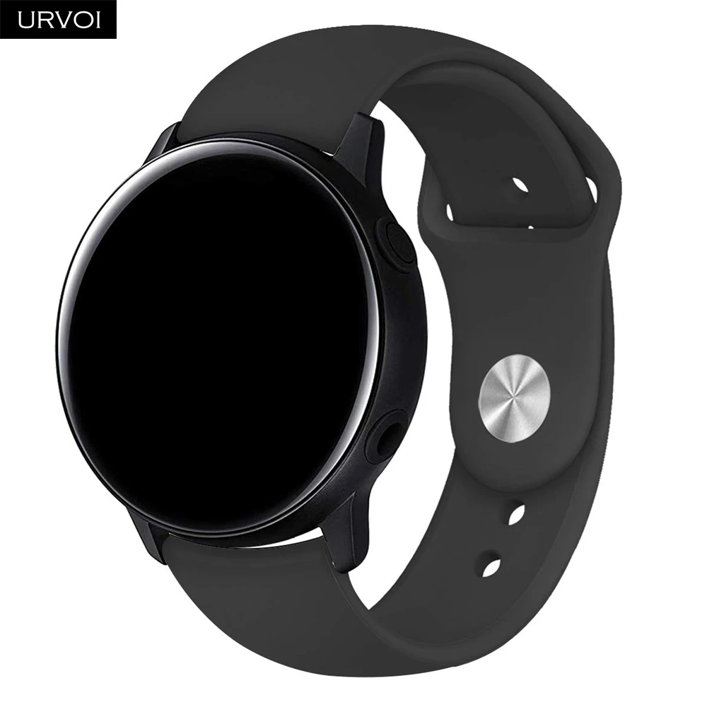 URVOI ремешок для Galaxy Watch Active/42 мм/46 мм спортивный силиконовый ремешок дизайн быстросъемные шпильки мягкая удобная замена