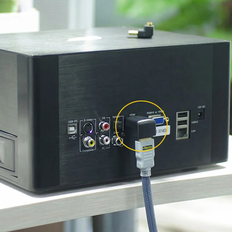 AiSMei разъем HDMI мужчин и женщин адаптер преобразователь удлинитель 270 90 градусов